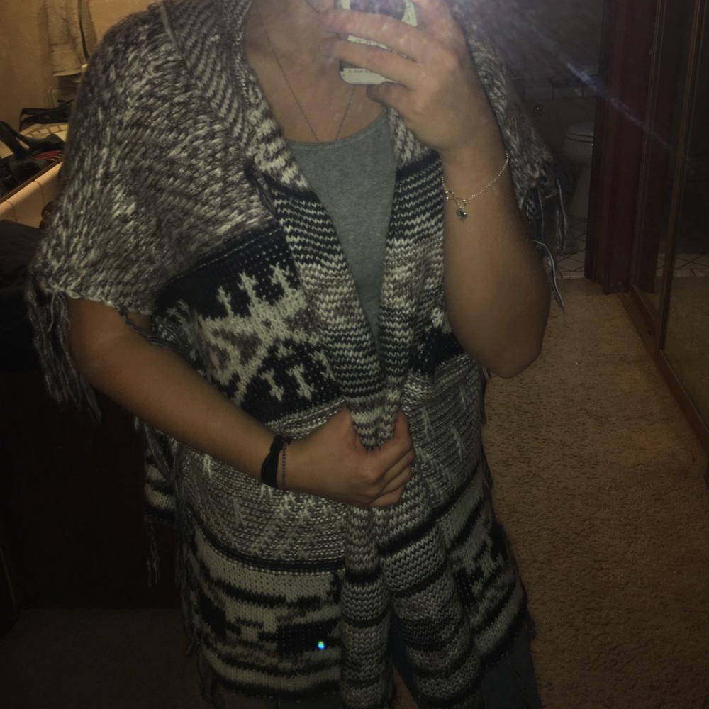 Tribal pattern kimono